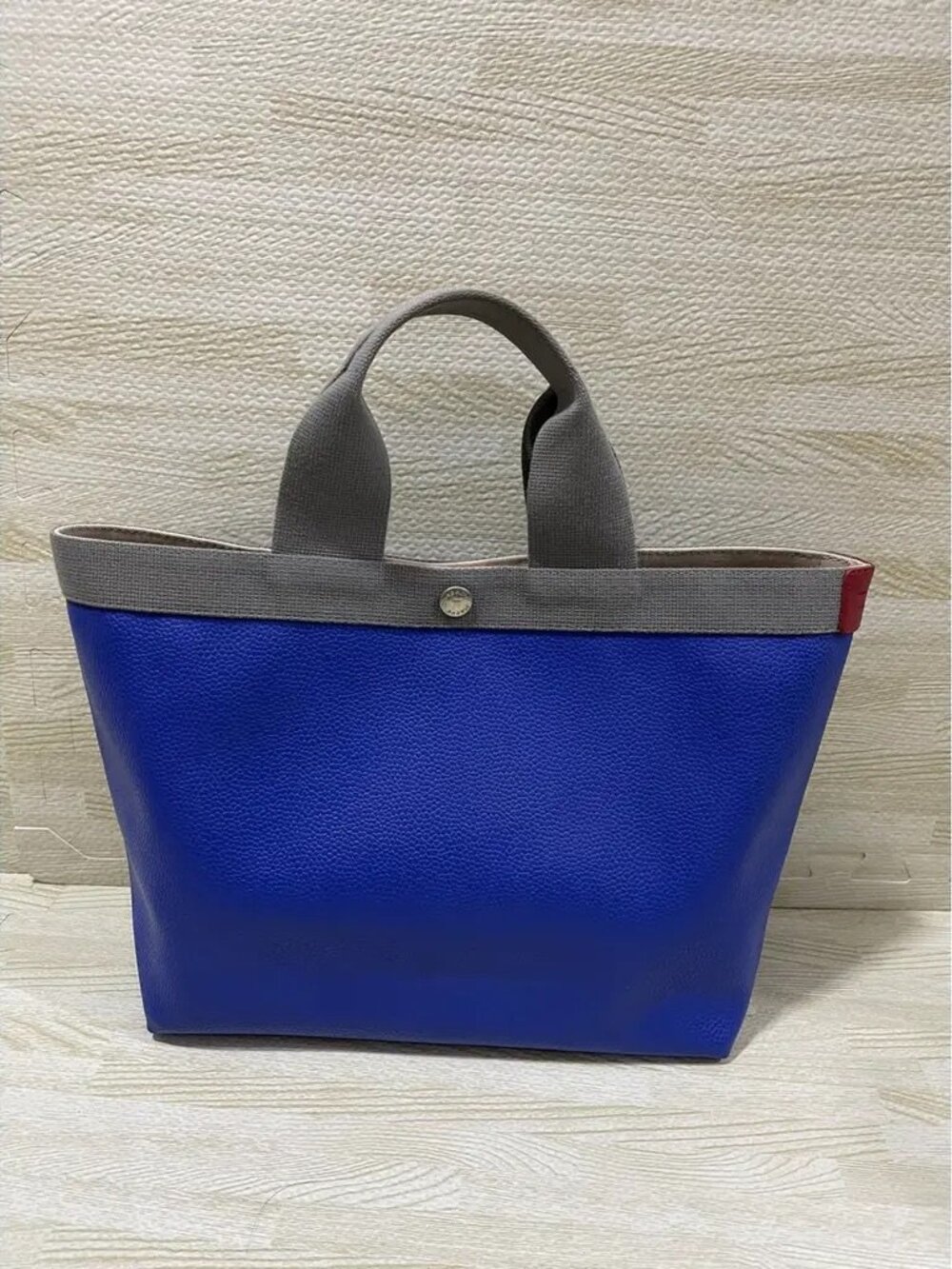 HERVE CHAPELIER pebbled leather tote